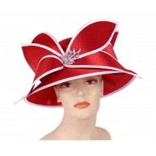 Mujer&apos;s Church Hat  Derby hat  Red  Lt.Yellow   HL77  eb-47022305